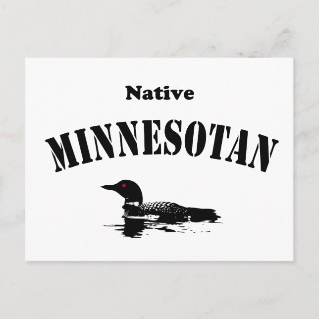 Native Minnesotan Postcard (Front)