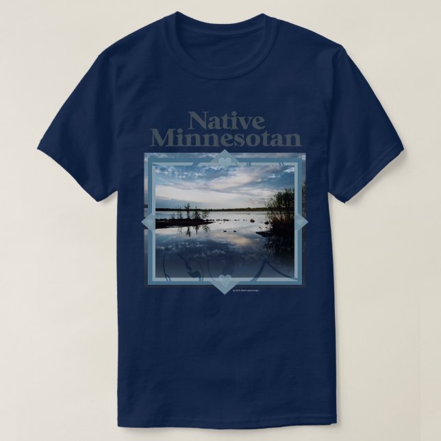 Native Minnesotan T-Shirt (Design Front)