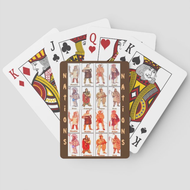 "Native Nations"Classic Playing Cards (Back)