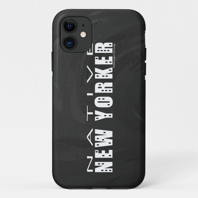 Native New Yorker black Case-Mate iPhone Case (Back)