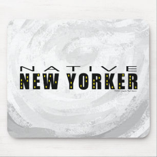 Native New Yorker black Mouse Mat