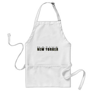 Native New Yorker black Standard Apron