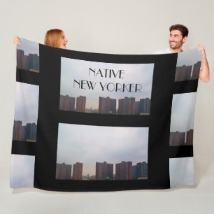 NATIVE NEW YORKER FLEECE BLANKET