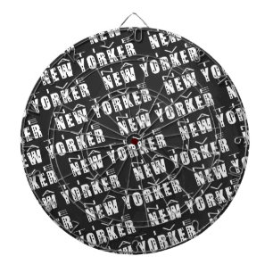 Native New Yorker Pattern Dartboard