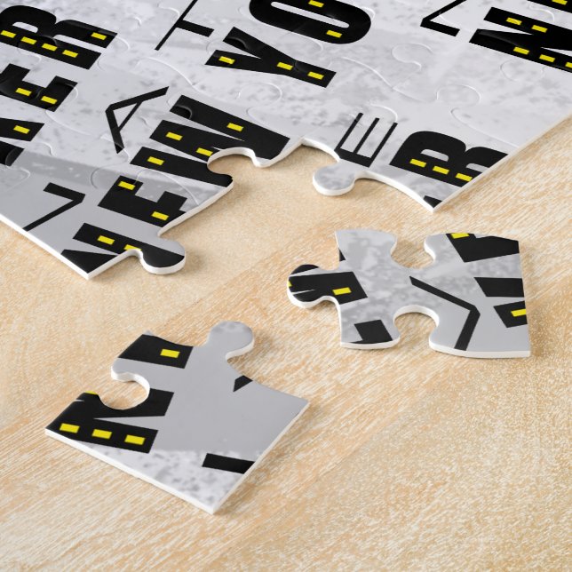 Native New Yorker Pattern Jigsaw Puzzle (Side)