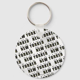 Native New Yorker Pattern Key Ring