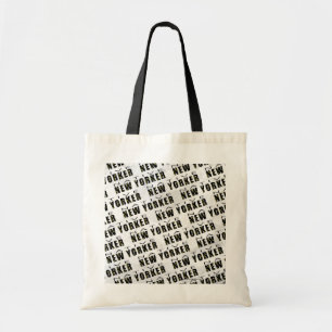 Native New Yorker Pattern Tote Bag