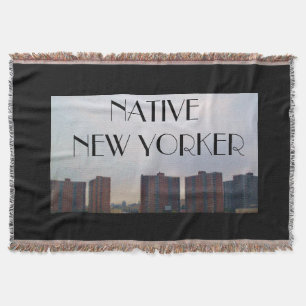 NATIVE NEW YORKER THROW BLANKET