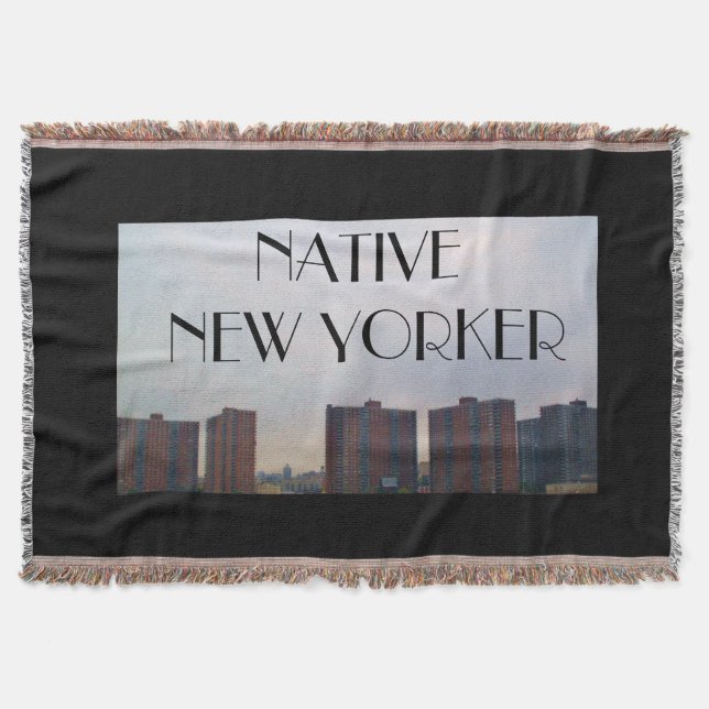 NATIVE NEW YORKER THROW BLANKET (Front)