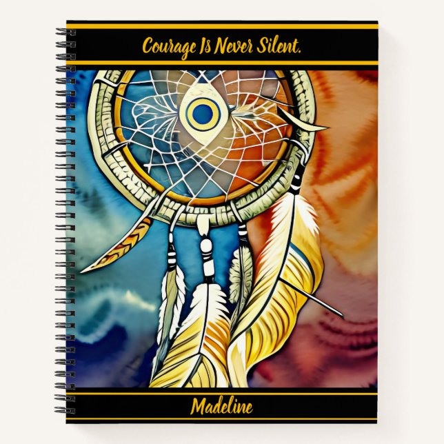 Native Pattern Diary: Cultural Elegance Notebook (Front)