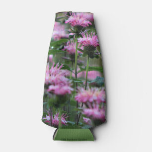 Native Pink Bee Balm Bottle Cooler