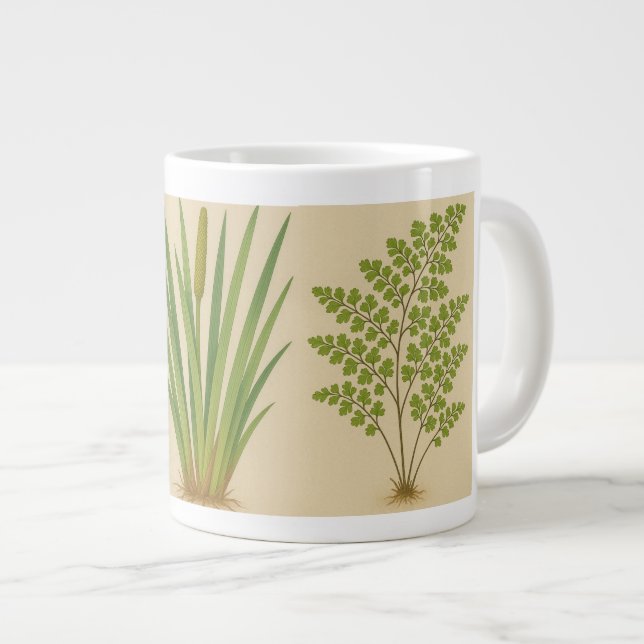 Native Plants in the N.A. Eastern Temperate Forest Large Coffee Mug (Front Right)
