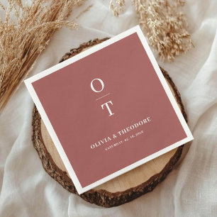 Native Protea Watercolor Floral Boho Botanical Napkin