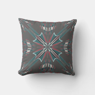 Native Southwestern Spiritual Triangles Abstract  Cushion