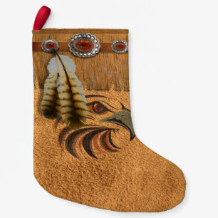 Native Spirit "Hawk" Christmas Stocking