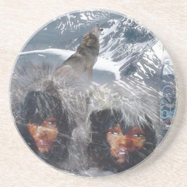 Native Spirit in Alaska Coaster (Front)