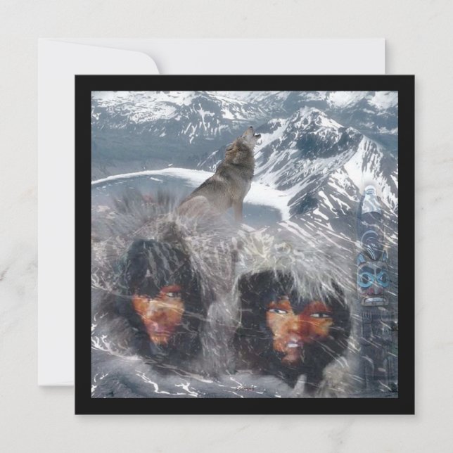Native Spirit in Alaska Invitation (Front)