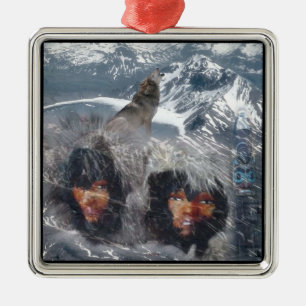 Native Spirit in Alaska Metal Tree Decoration