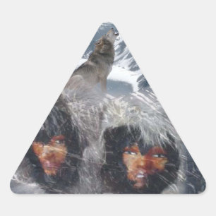 Native Spirit in Alaska Triangle Sticker