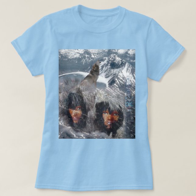 Native Spirit in Alaska Womens T-Shirt (Design Front)
