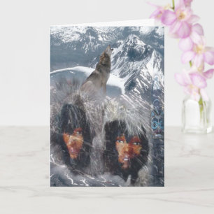 Native Spirit of Alaska Thinking of You Get Well Card