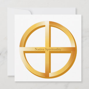 Native Spirituality 5.25" x 5.25" Flat Card