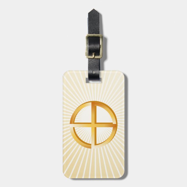 Native Spirituality Luggage Tag (Front Vertical)