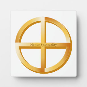 Native Spirituality Symbol Plaque