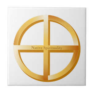 Native Spirituality Symbol Tile