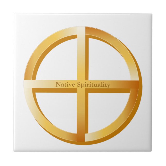 Native Spirituality Symbol Tile (Front)