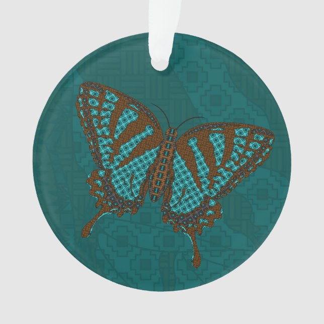 Native Swallowtail Acrylic Ornament (Front)