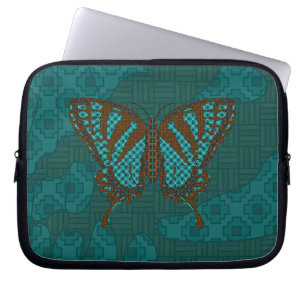 Native Swallowtail Laptop Case
