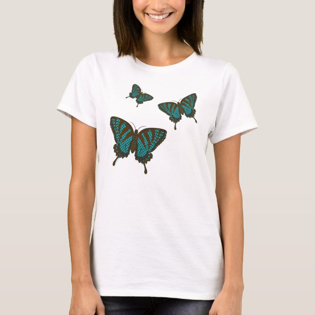 Native Swallowtail Women's Light Shirt (Front)