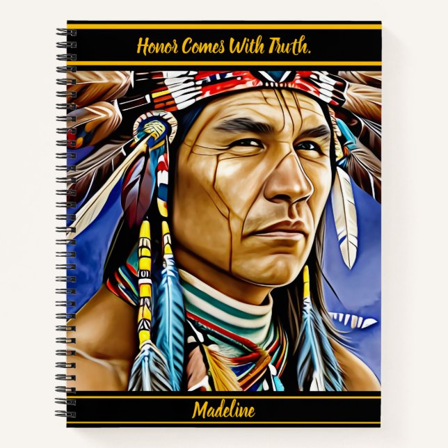 Native Symbolism Planner: Wild Design Notebook (Front)