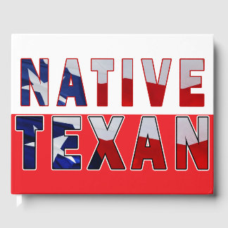 Native Texan Flag Guest Book