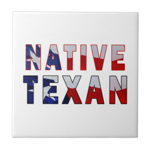Native Texan Flag Tile