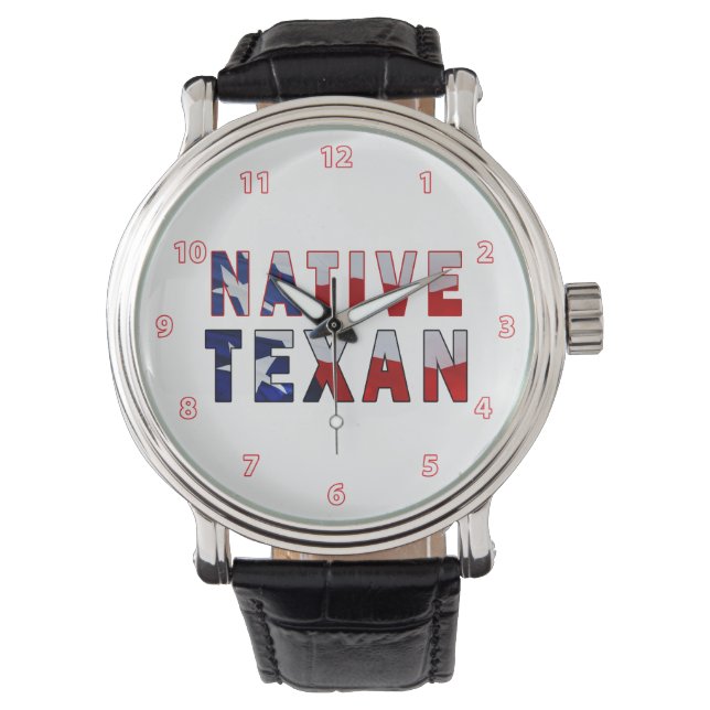 Native Texan Flag Watch (Front)