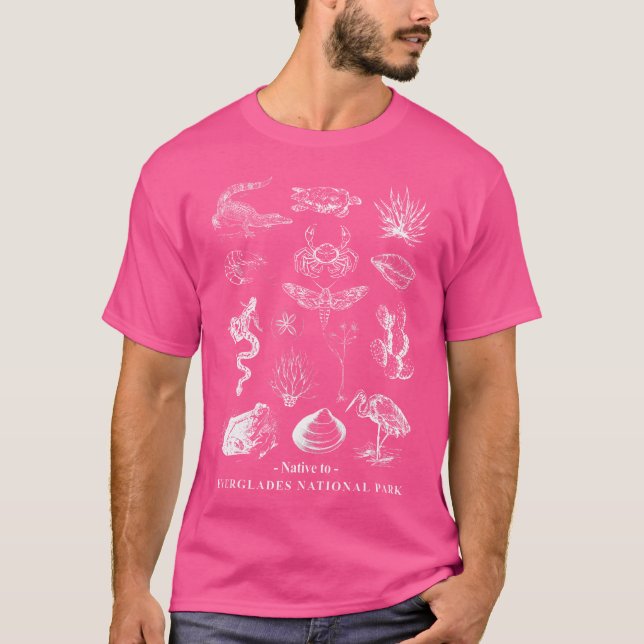 Native To Everglades National Park Nature Lover Ca T-Shirt (Front)