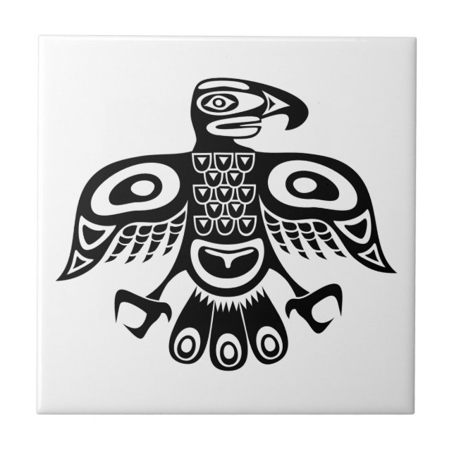 Native totem bird tile (Front)