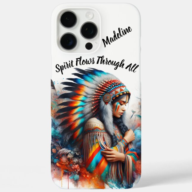 Native Traditional Attire Case-Mate iPhone Case (Back)