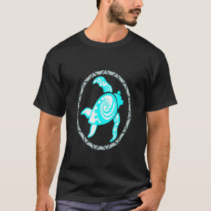 Native Tribal Polynesian Maori Sun Sea Turtle Cool T-Shirt