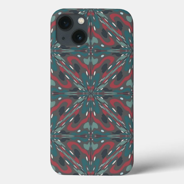 Native Tribal Southwestern Colours Pattern Case-Mate iPhone Case (Back)