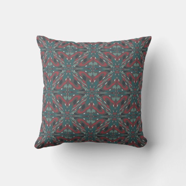 Native Tribal Southwestern Colours Pattern Cushion (Back)