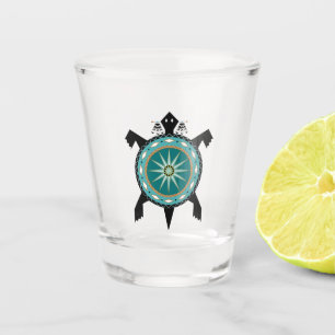 Native Turtle Shot Glass