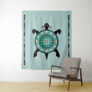 Native Turtle Tapestry