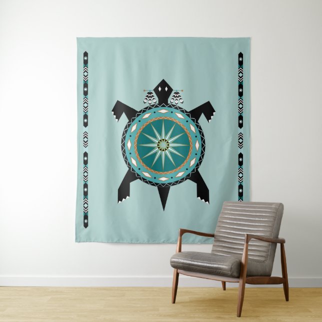 Native Turtle Tapestry (In Situ)