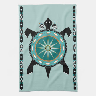 Native Turtle Tea Towel