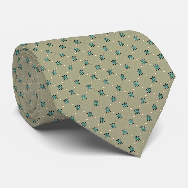 Native Turtle Tie (Rolled)