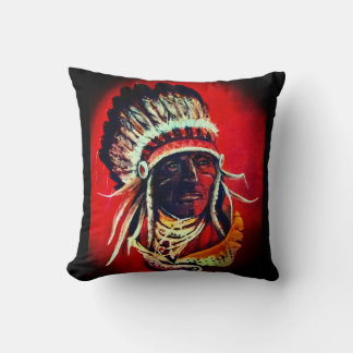 "Native Warrior" Cushion