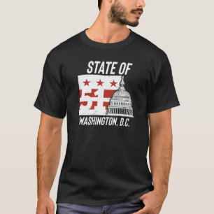 Native Washingtonian State Of Washington D C  1 T-Shirt